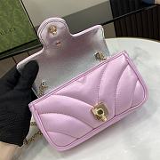 Gucci Marmont Mini Bag In Light Pink - 16.5x10x4.5cm - 2