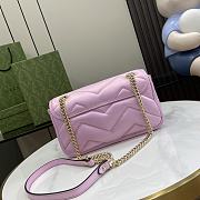 Gucci Marmont Bag In Light Pink - 23x14x6cm - 4