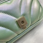 Gucci Marmont Mini Bag In Green - 16.5x10x4.5cm - 3