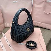 Miumiu Black Medium Wander Matelassé Shoulder Bag - 25x18x7cm - 4