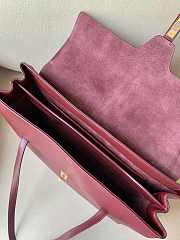 Celine Soft 16 Burgundy Bag - 38x26x18cm - 2