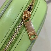  Celine Triomphe Oval Purse Crossbody Light Jade - 16x12.5x4cm - 3