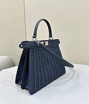 Fendi FF Peekaboo ISeeU Blue - 33x12x25cm - 2