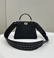 Fendi FF Small Peekaboo ISeeU Black - 20x10.5x15cm - 1