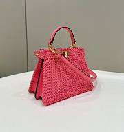 Fendi FF Small Peekaboo ISeeU Pink - 20x10.5x15cm - 4