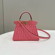 Fendi FF Small Peekaboo ISeeU Pink - 20x10.5x15cm - 3