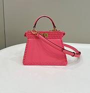 Fendi FF Small Peekaboo ISeeU Pink - 20x10.5x15cm - 2