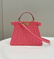 Fendi FF Medium Peekaboo ISeeU Pink - 27×11×20cm - 1