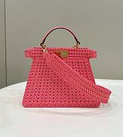 Fendi FF Medium Peekaboo ISeeU Pink - 27×11×20cm - 2