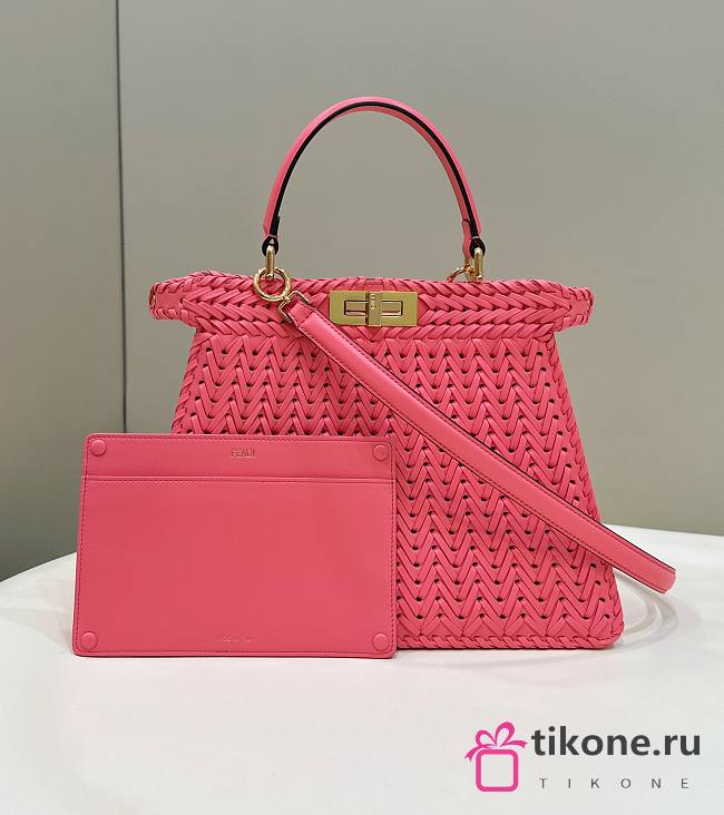 Fendi FF Peekaboo ISeeU Pink - 33x12x25cm - 1