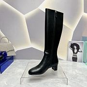 Prada Long Black Boots With High Heels 4.5cm - 4