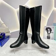 Prada Long Black Boots With High Heels 4.5cm - 2