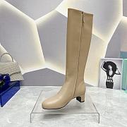 Prada Long Beige Boots With High Heels 4.5cm - 3