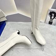 Prada Long White Boots With High Heels 4.5cm - 2