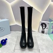 Prada Black Long Boots Heels 7cm - 2