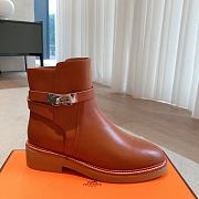 Hermes Kelly s23 Anker Brown Boots - 3