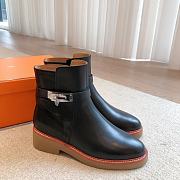 Hermes Kelly s23 Anker Black Boots - 1