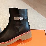 Hermes Kelly s23 Anker Black Boots - 4