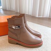 Hermes Kelly s23 Anker Beige Boots - 1