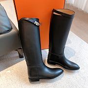 Hermes Kelly Jumping Boots In Black  - 3