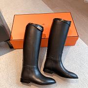 Hermes Kelly Jumping Boots In Black  - 4