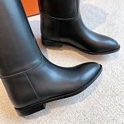 Hermes Kelly Jumping Boots In Black  - 5