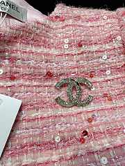 Chanel Pink Tweed Jacket - 3