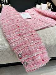 Chanel Pink Tweed Jacket - 5