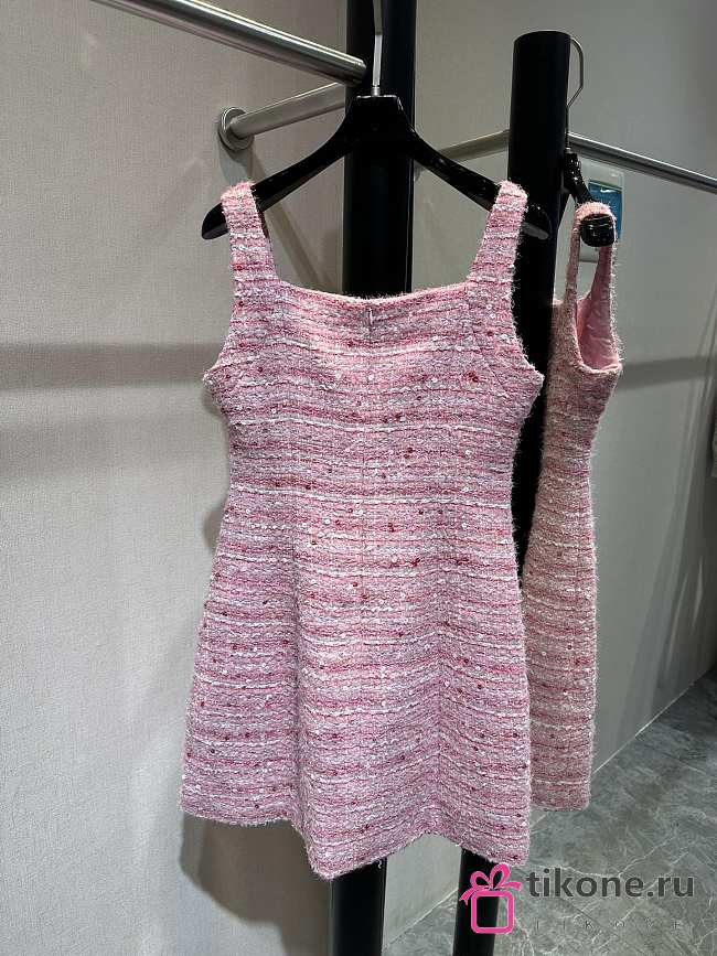 Chanel Pink Tweet Dress - 1