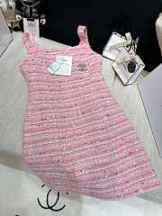 Chanel Pink Tweet Dress - 3