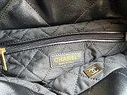 Chanel 22 Black Lambskin Bag Small - 37x35x7cm - 3