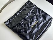 Chanel 22 Black Lambskin Bag Large - 47x46x10cm - 1