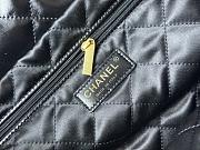 Chanel 22 Black Lambskin Bag Large - 47x46x10cm - 2