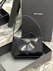 YSL Le 5 à 7 Hobo Bag All Black - 25x14x6cm - 1