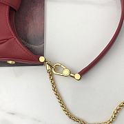 Bvlgari Red Small Metallic Leather Serpenti Bag - 19.5x20x5cm - 5