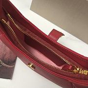 Bvlgari Red Small Metallic Leather Serpenti Bag - 19.5x20x5cm - 3