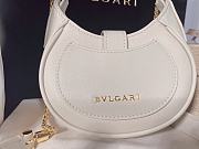 Bvlgari White Micro Leather Serpenti Bag - 19.5x20x5cm - 5