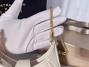 Bvlgari White Micro Leather Serpenti Bag - 19.5x20x5cm - 3