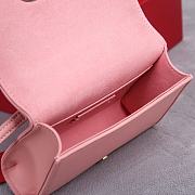 Valentino Garavani VLogo Pink Leather Bag - 18x13x5cm - 2