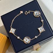 Louis Vuitton Gradient Gray Mother-of-Pearl Bracelet  - 2