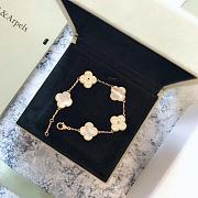 VCA Natural White Diamond Flowers Bracelet  - 5