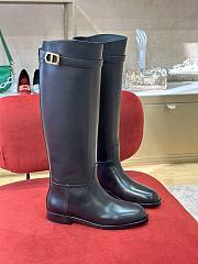 Dior Black Empreinte Boots - 1