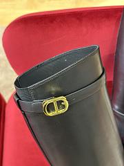 Dior Black Empreinte Boots - 4