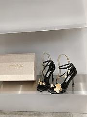 Jimmy Choo Metal Flowers Sandal - 5