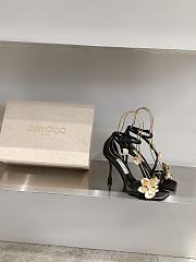 Jimmy Choo Metal Flowers Sandal - 4