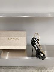 Jimmy Choo Metal Flowers Sandal - 3