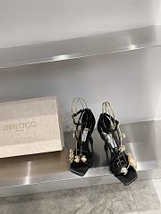 Jimmy Choo Metal Flowers Sandal - 2