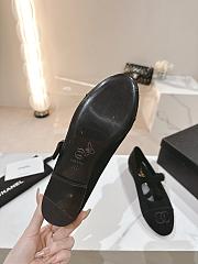 Chanel Mary Janes Cotton & Silk Black - 3