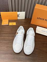 Louis Vuitton White Sneakers Denim Tag - 5