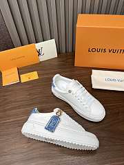 Louis Vuitton White Sneakers Denim Tag - 2